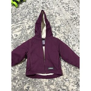 Berne Purple Sherpa Lined Heavy Duty Toddler Coat Size 2t‎